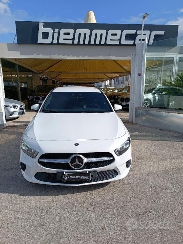 Usata Mercedes A180 116 CV (85 kW) 2020 Bianco Berlina