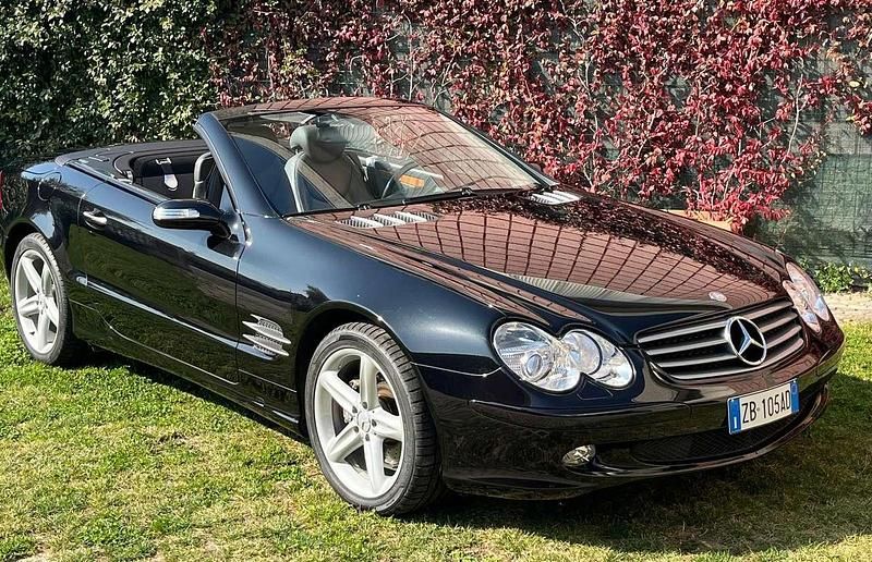 Usata Mercedes SL500 306 CV (225 kW) 2004 Nero Cabrio