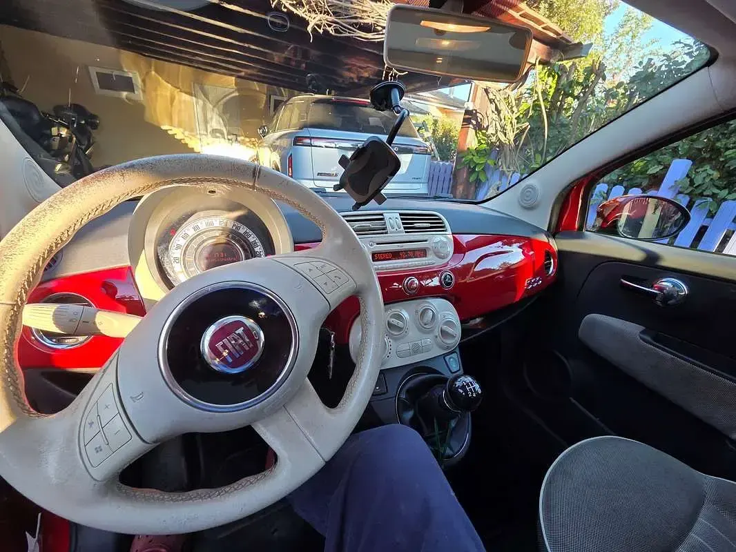 Usata Fiat 500 Lounge 69 CV (50 kW) 2013 Rosso Utilitaria