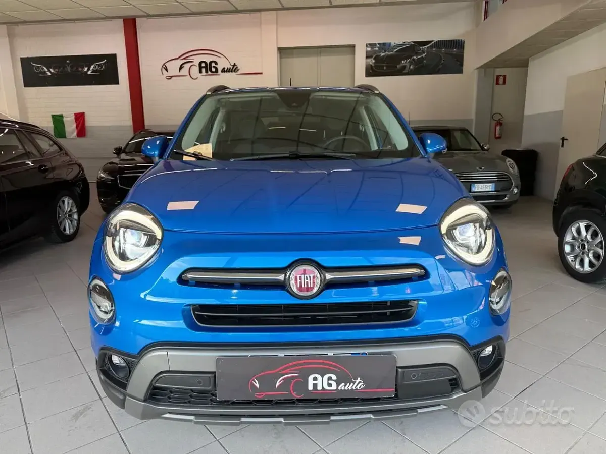Usata Fiat 500X Cross 151 CV (111 kW) 2019 Blu SUV
