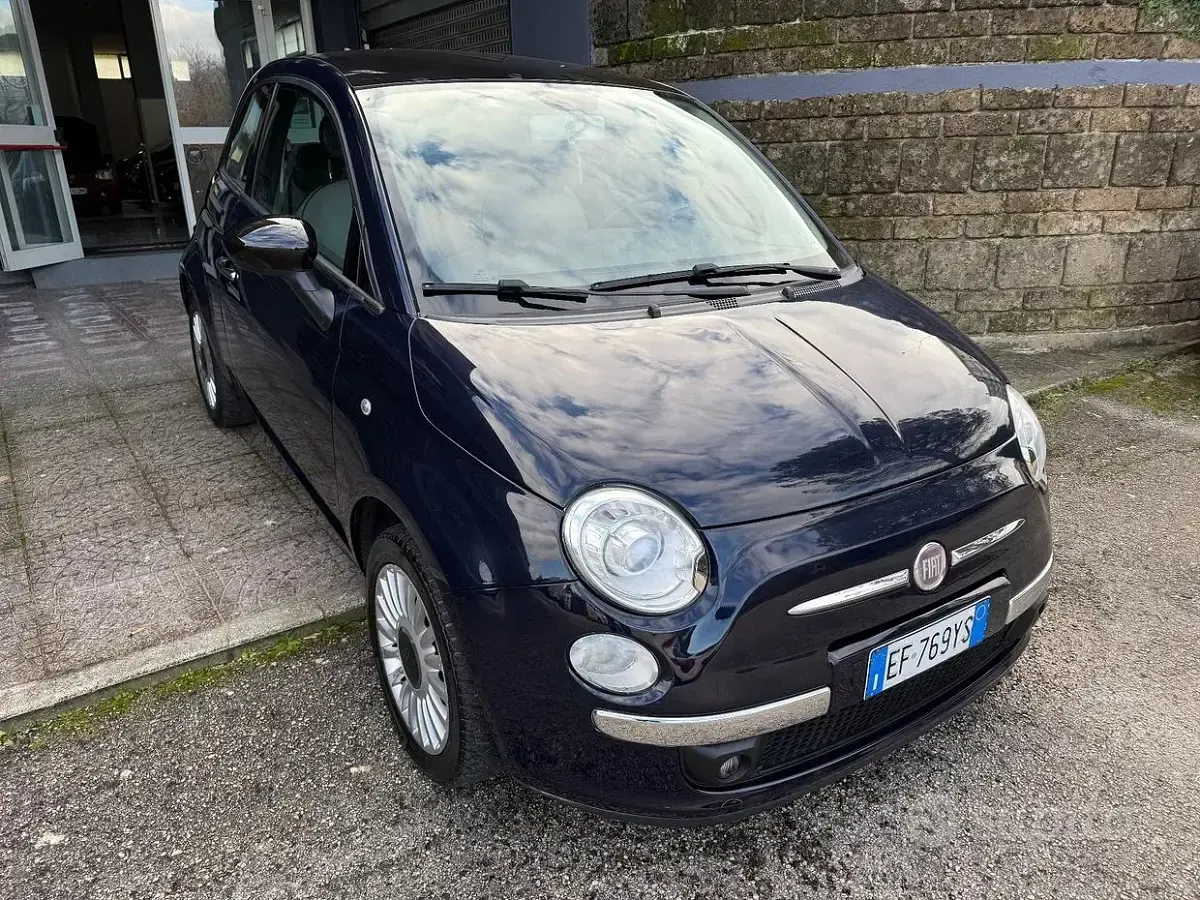 Occasion Fiat 500 Lounge 100 ch (73 kW) 2011 Bleue Berline