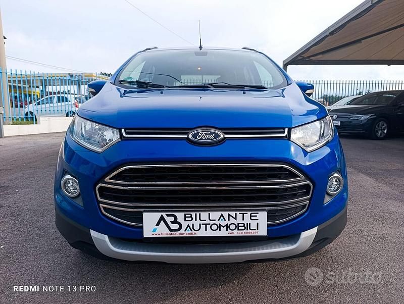 Usata Ford Ecosport Titanium 95 CV (69 kW) 2016 Blu SUV