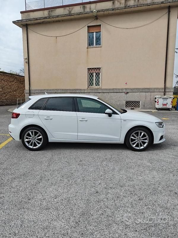 Usata Audi A3 116 CV (85 kW) 2018 Bianco Berlina