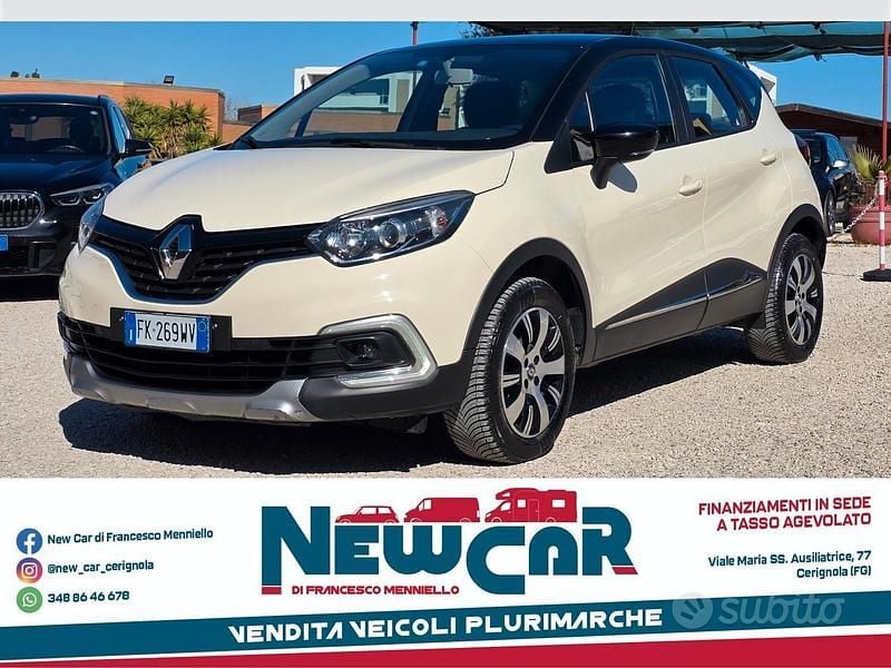 Usata Renault Captur Intens 90 CV (66 kW) 2018 Bianco SUV
