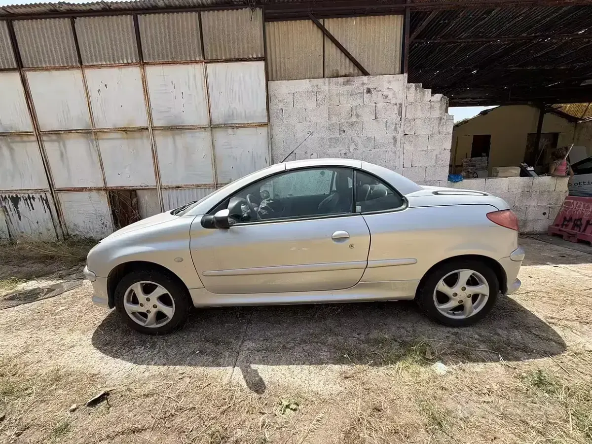 Usata Peugeot 206 CC 109 CV (80 kW) 2003 Grigio Cabrio