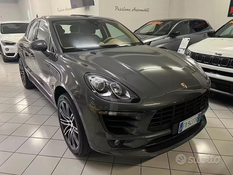 Usata Porsche Macan 250 CV (183 kW) 2015 Grigio SUV
