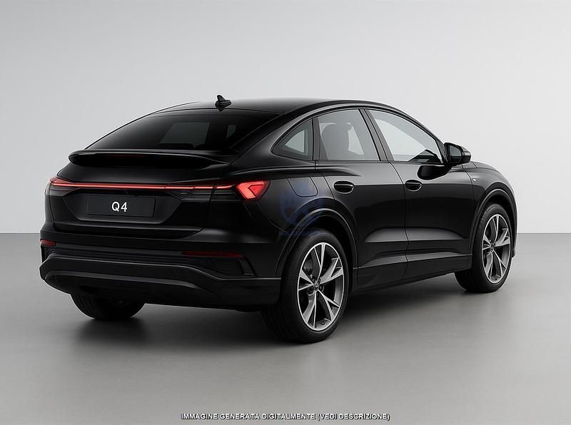 Usata Audi Q4 Sportback e-tron S-Line 210 kW (286 CV) 2024 Nero SUV