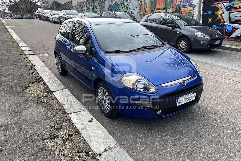 Usata Fiat Punto Evo Dynamic 69 CV (50 kW) 2011 Blu Utilitaria