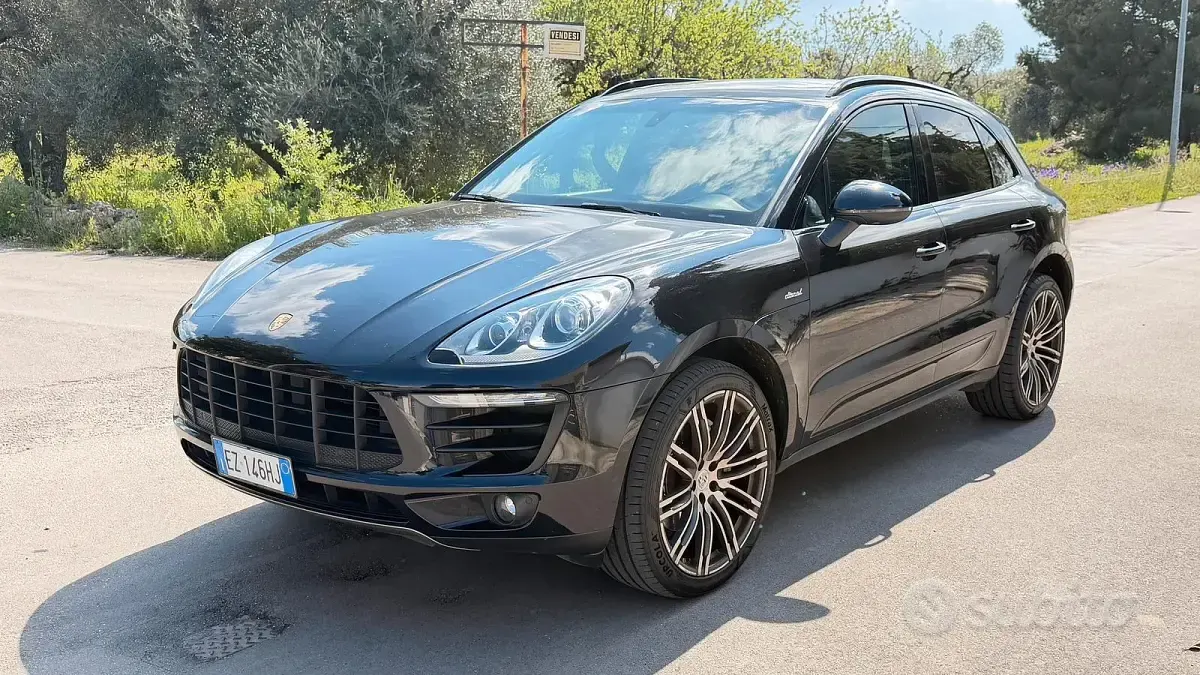 Usata Porsche Macan S 250 CV (183 kW) 2015 Nero SUV
