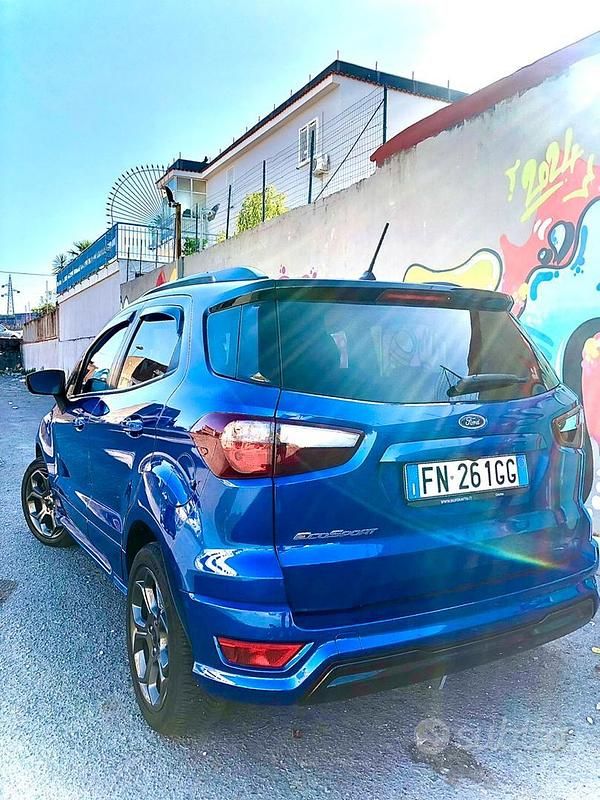 Usata Ford Ecosport ST-Line 99 CV (72 kW) 2018 Blu SUV