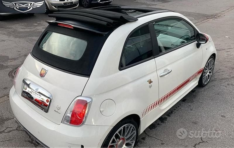 Usata Abarth 595C Turismo 160 CV (117 kW) 2013 Bianco Cabrio