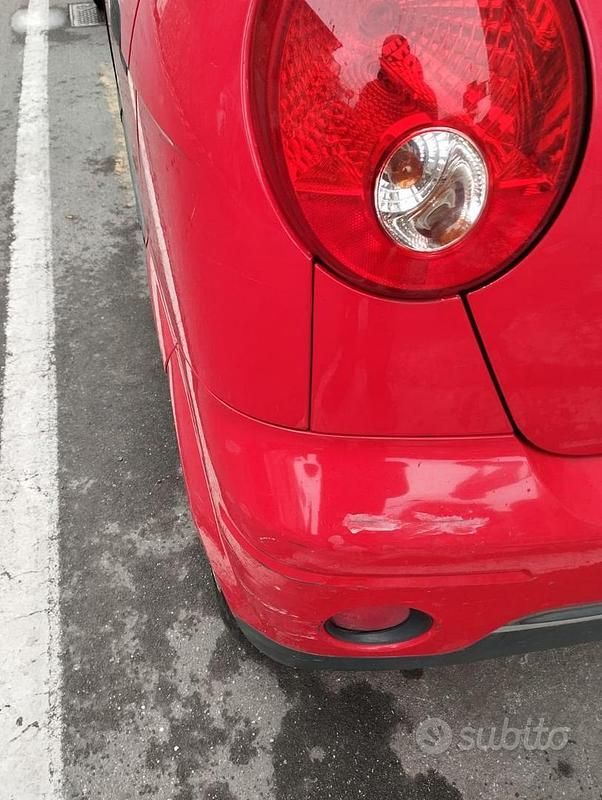 Usata Chevrolet Matiz 52 CV (38 kW) 2009 Rosso Utilitaria