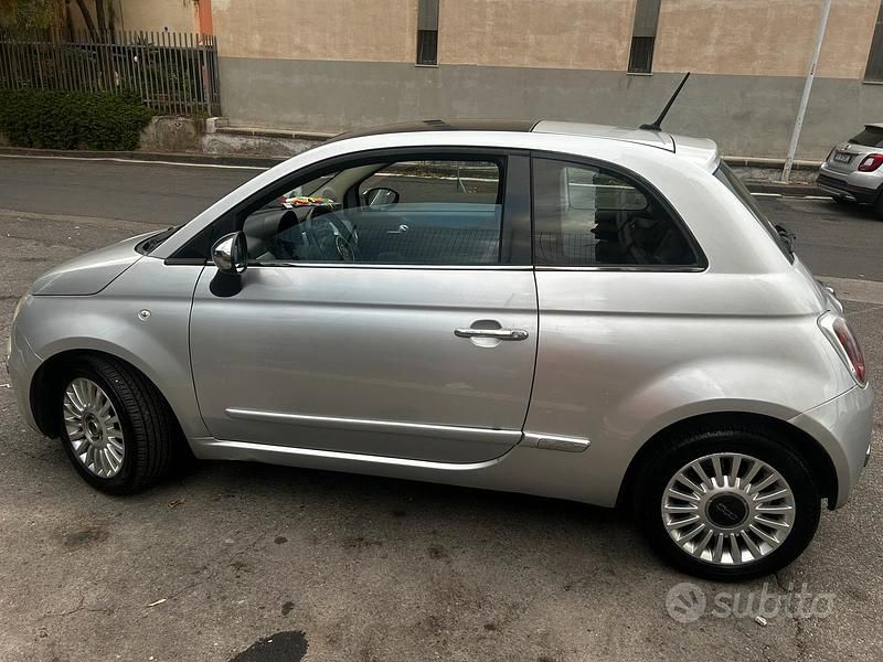 Usata Fiat 500 75 CV (55 kW) 2012 Grigio Cabrio