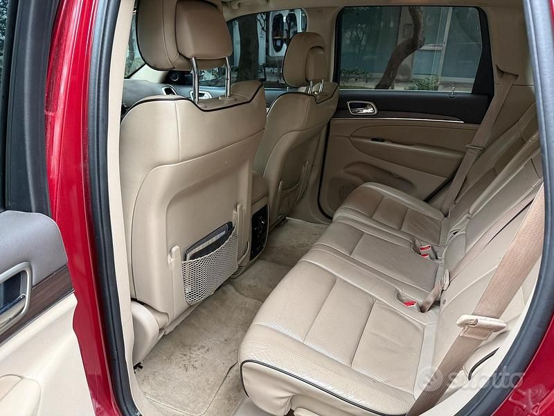 Usata Jeep Grand Cherokee Overland 250 CV (183 kW) 2014 Rosso SUV