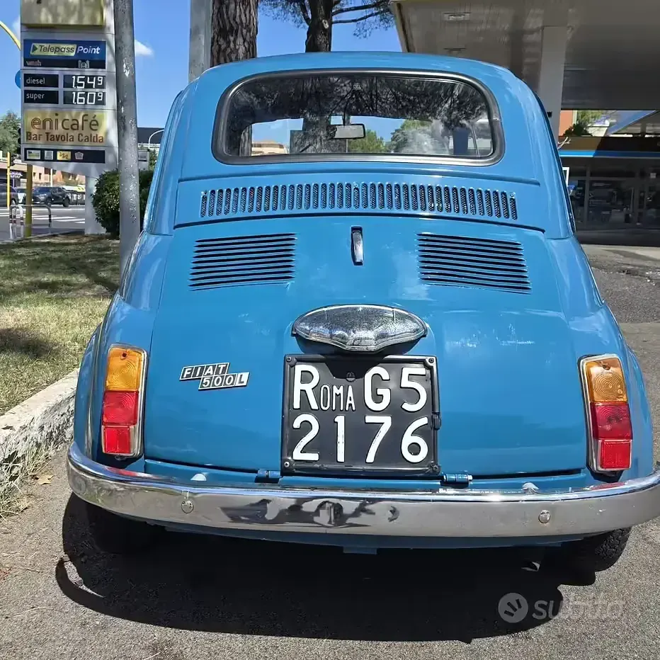 Usata Fiat 500 1970 Blu Utilitaria