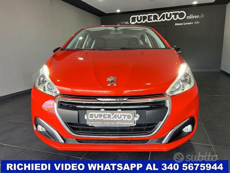 Usata Peugeot 208 75 CV (55 kW) 2018 Arancione Utilitaria
