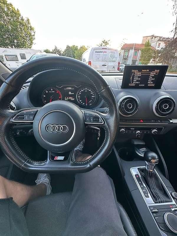 Usata Audi A3 S-Line 150 CV (110 kW) 2015 Grigio Berlina