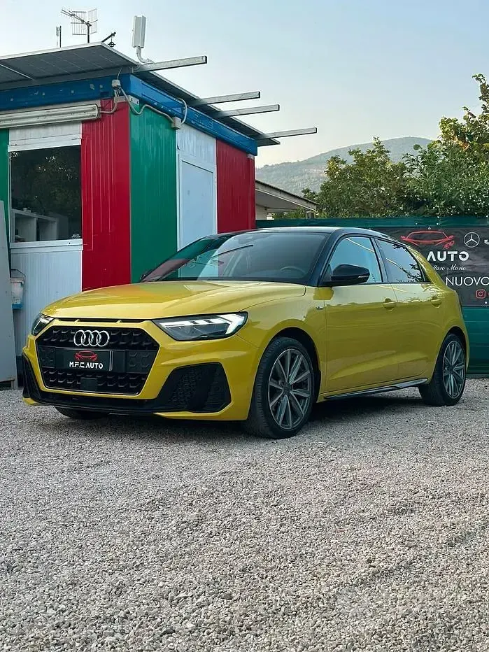 Usata Audi A1 S-Line 110 CV (80 kW) 2023 Giallo SUV