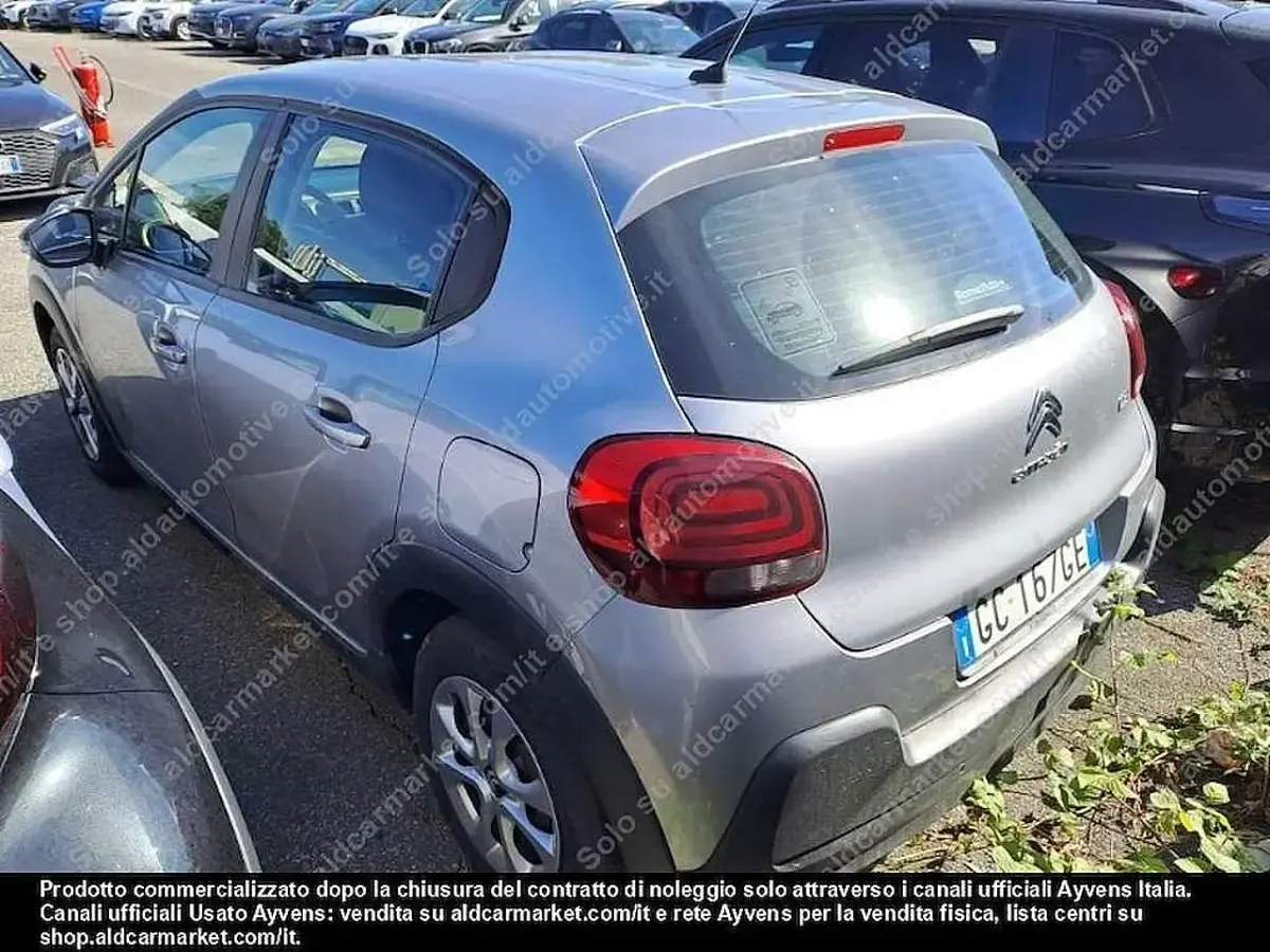 Usata Citroën C3 Feel 83 CV (61 kW) 2020 Argento Utilitaria