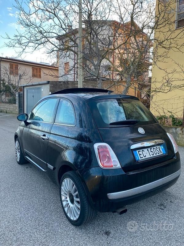 Usata Fiat 500 75 CV (55 kW) 2012 Nero Berlina