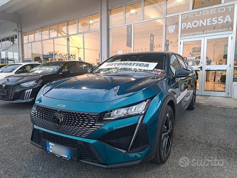 Blu/azzurro Usata 2023 Peugeot 408 Allure Berlina | 24.500 € (Buon prezzo) - Immagine 1/4