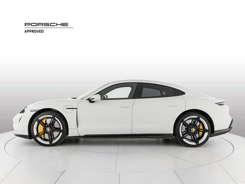 Usata Porsche Taycan Turbo S 141 kW (193 CV) 2021 Bianco Berlina
