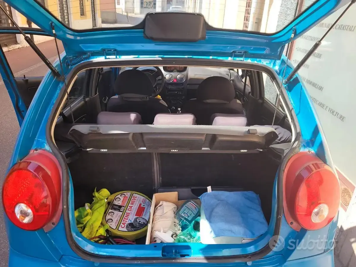 Usata Chevrolet Matiz 52 CV (38 kW) 2007 Blu Utilitaria