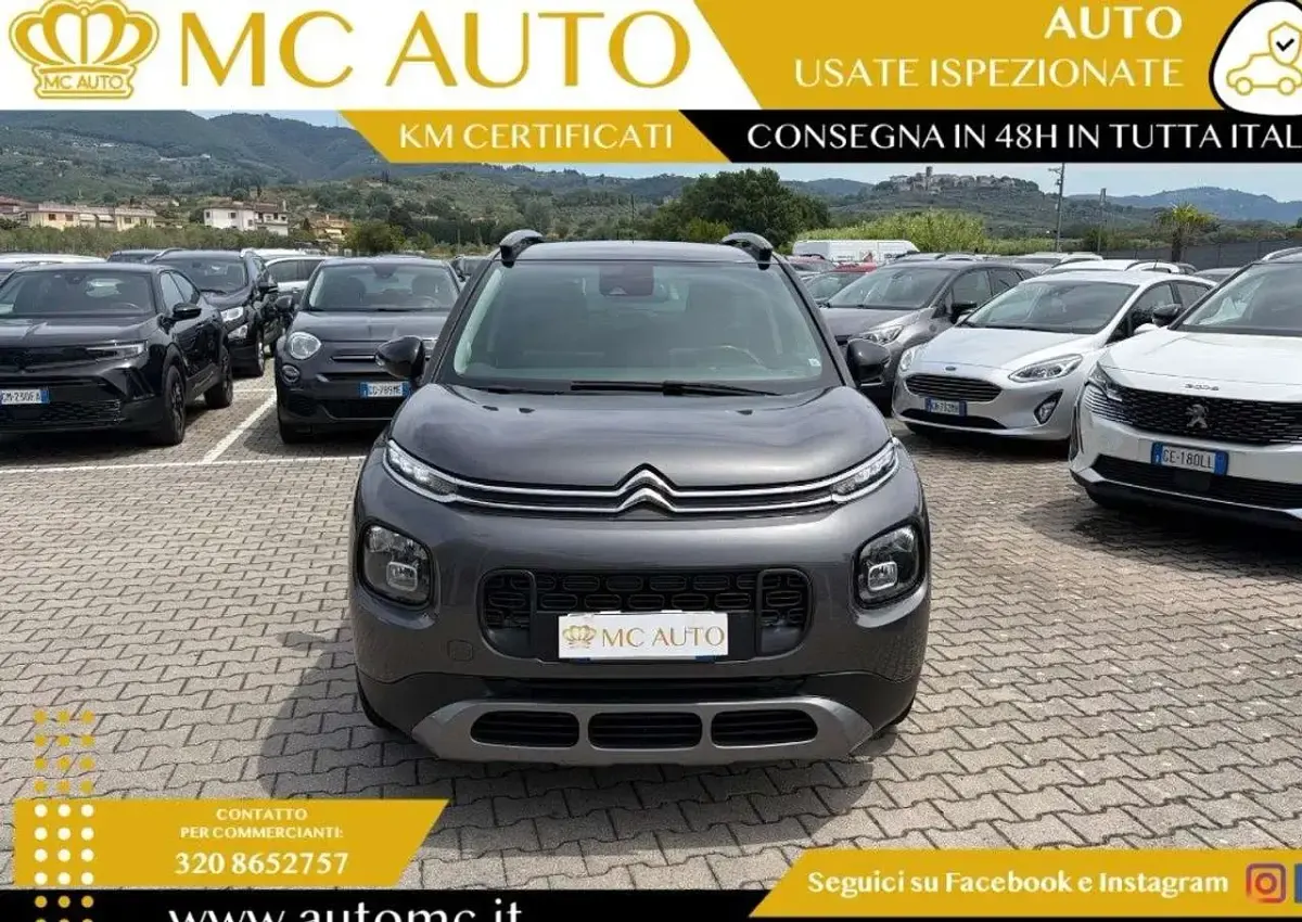 Usata Citroën C3 Aircross Shine 102 CV (75 kW) 2020 Grigio scuro SUV