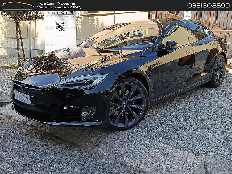 Usata Tesla Model S 158 kW (215 CV) 2019 Nero Utilitaria