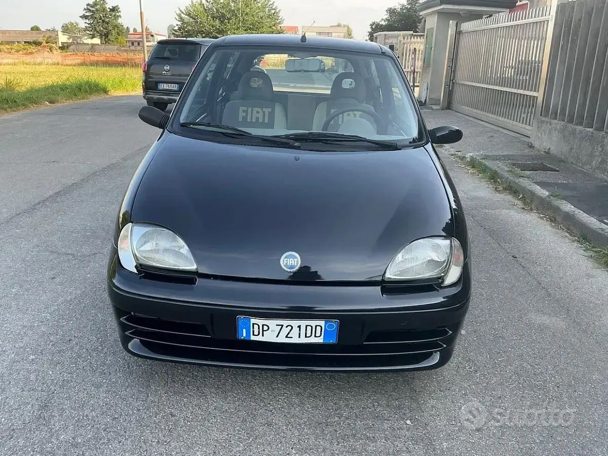 Usata Fiat 600 Active 54 CV (39 kW) 2008 Nero Utilitaria