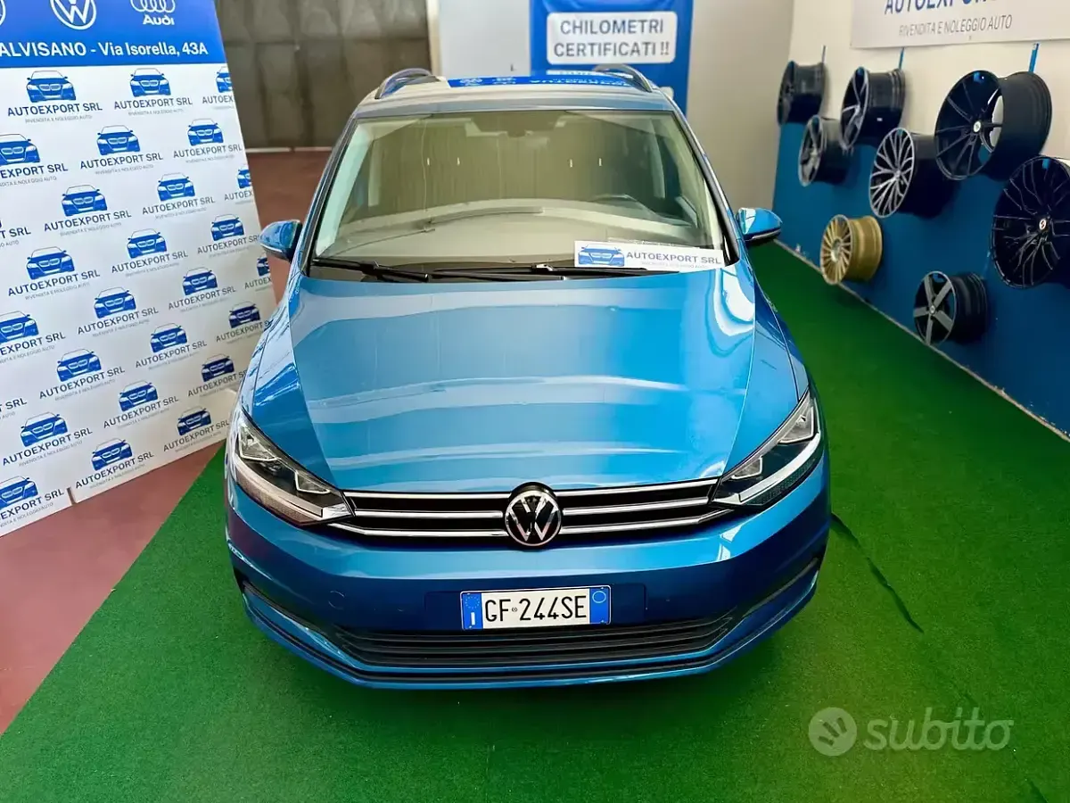 Usata VW Touran Business 150 CV (110 kW) 2021 Bluazzurro Monovolume