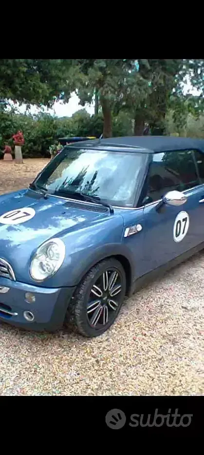 Usata Mini Cooper Cabriolet 116 CV (85 kW) 2008 Bluazzurro Cabrio