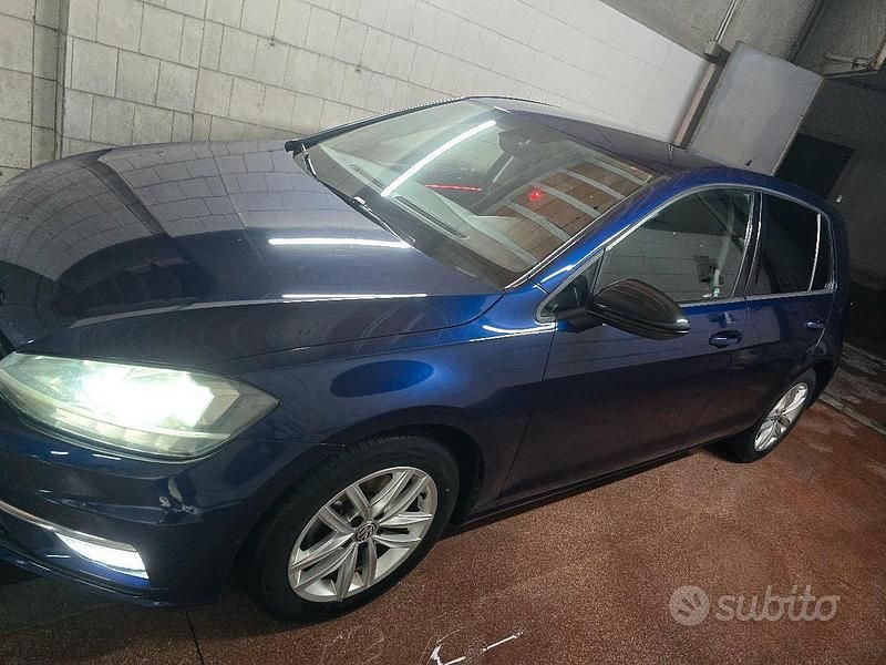 Usata VW Golf VII 115 CV (84 kW) 2018 Blu Berlina
