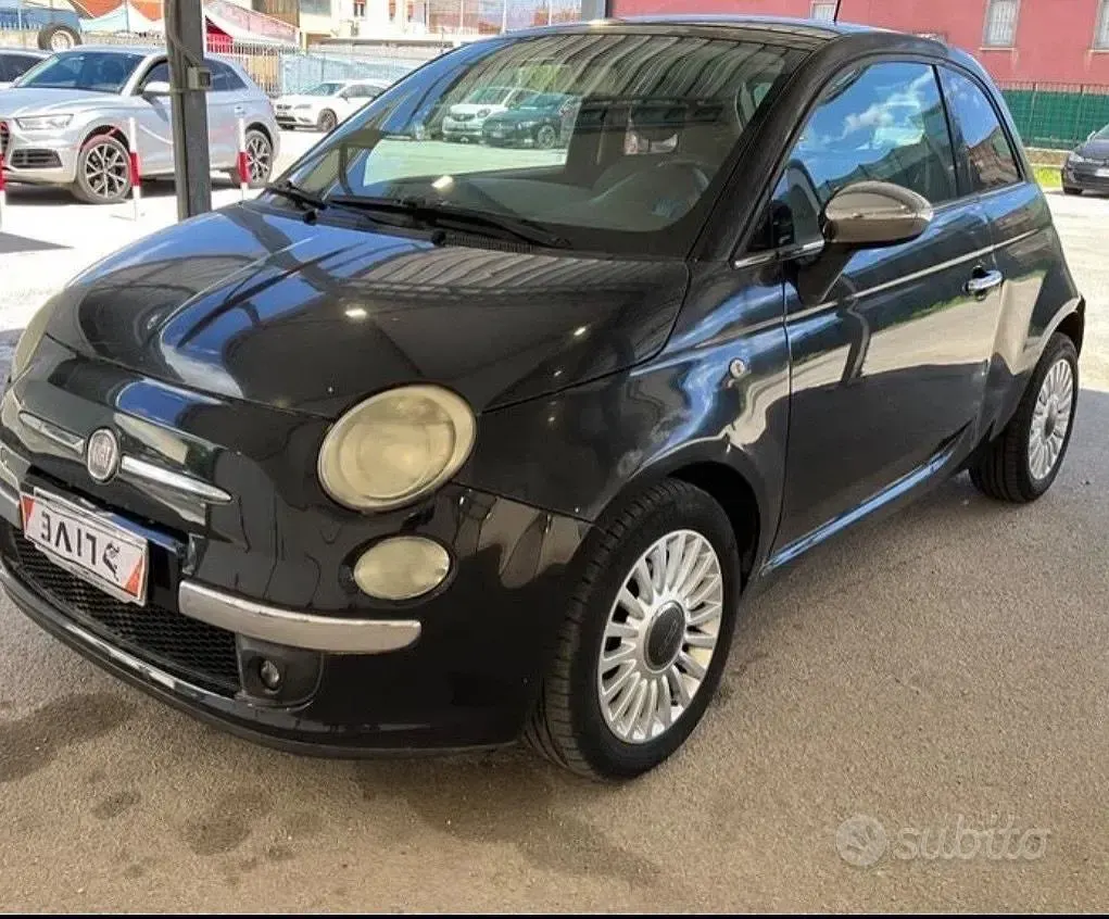 Usata Fiat 500 Lounge 95 CV (69 kW) 2012 Nero Berlina