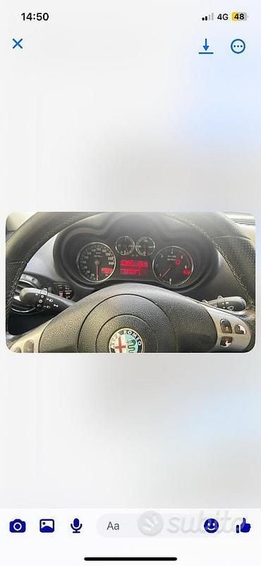 Grigio Usata 2008 Alfa Romeo 147 Distinctive Due volumi | 3000 € (Buon prezzo) - Immagine 1/4