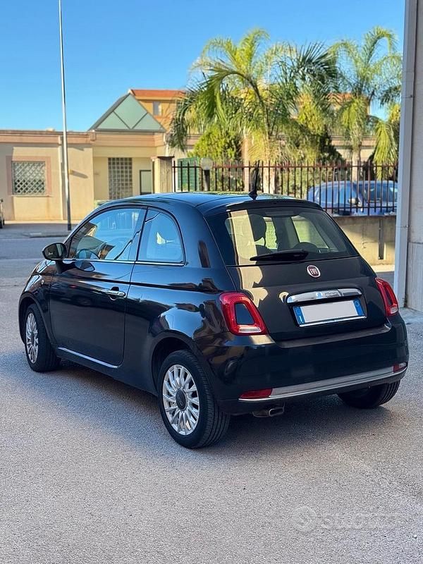 Usata Fiat 500 Lounge 69 CV (50 kW) 2016 Nero Utilitaria