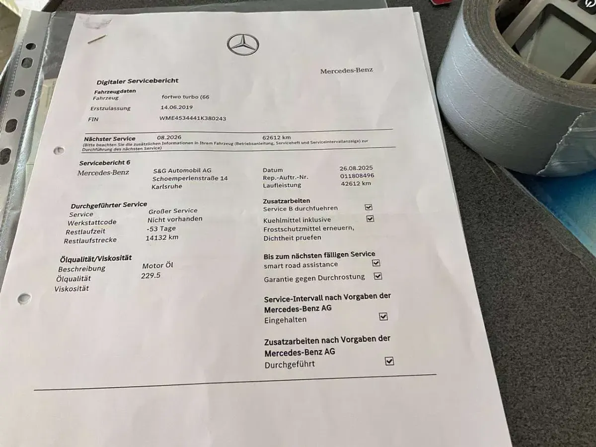 Usata Smart ForTwo Cabrio Passion 90 CV (66 kW) 2019 Bianco bianco Cabrio