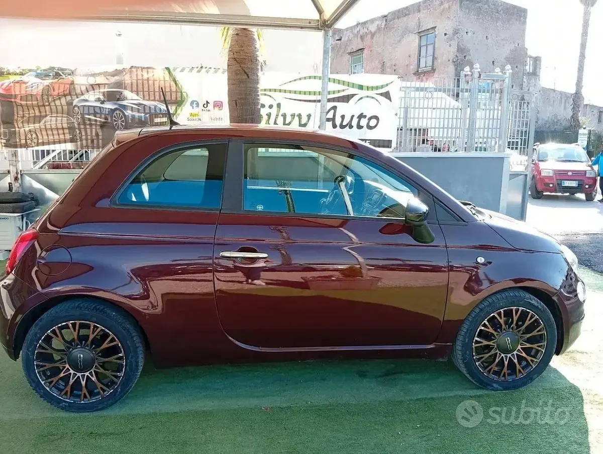 Usata Fiat 500 Lounge 69 CV (50 kW) 2016 Rosso Berlina