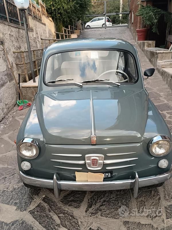Usata Fiat 600D 1960 Grigio Utilitaria