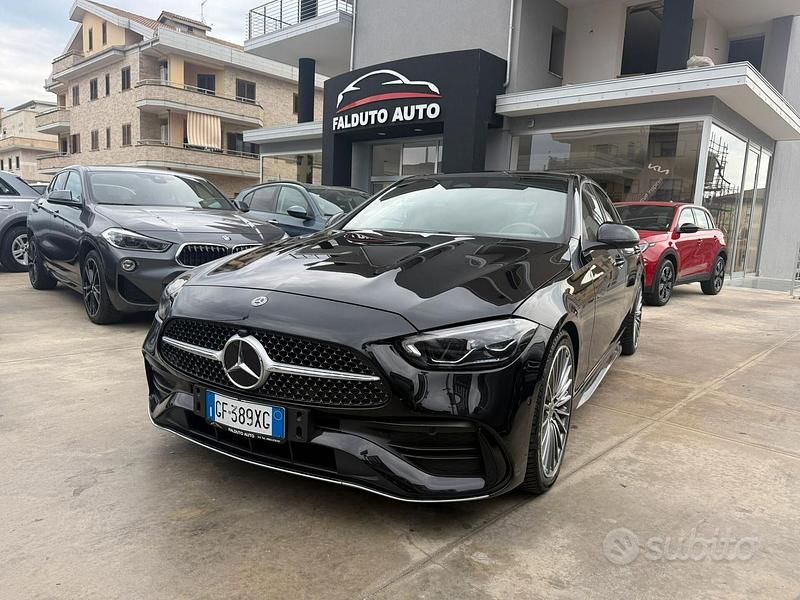 Usata Mercedes C220 Premium 220 CV (161 kW) 2021 Nero Berlina