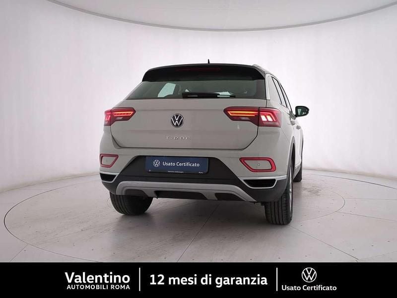 Usata VW T-Roc Style 110 CV (80 kW) 2023 Beige SUV