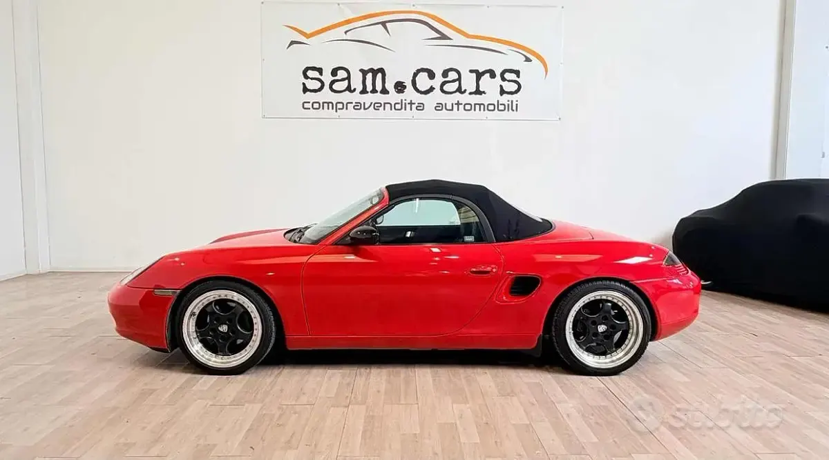 Usata Porsche Boxster 204 CV (150 kW) 1997 Rosso Cabrio