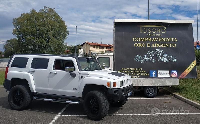 Usata Hummer H3 223 CV (164 kW) 2007 Bianco SUV
