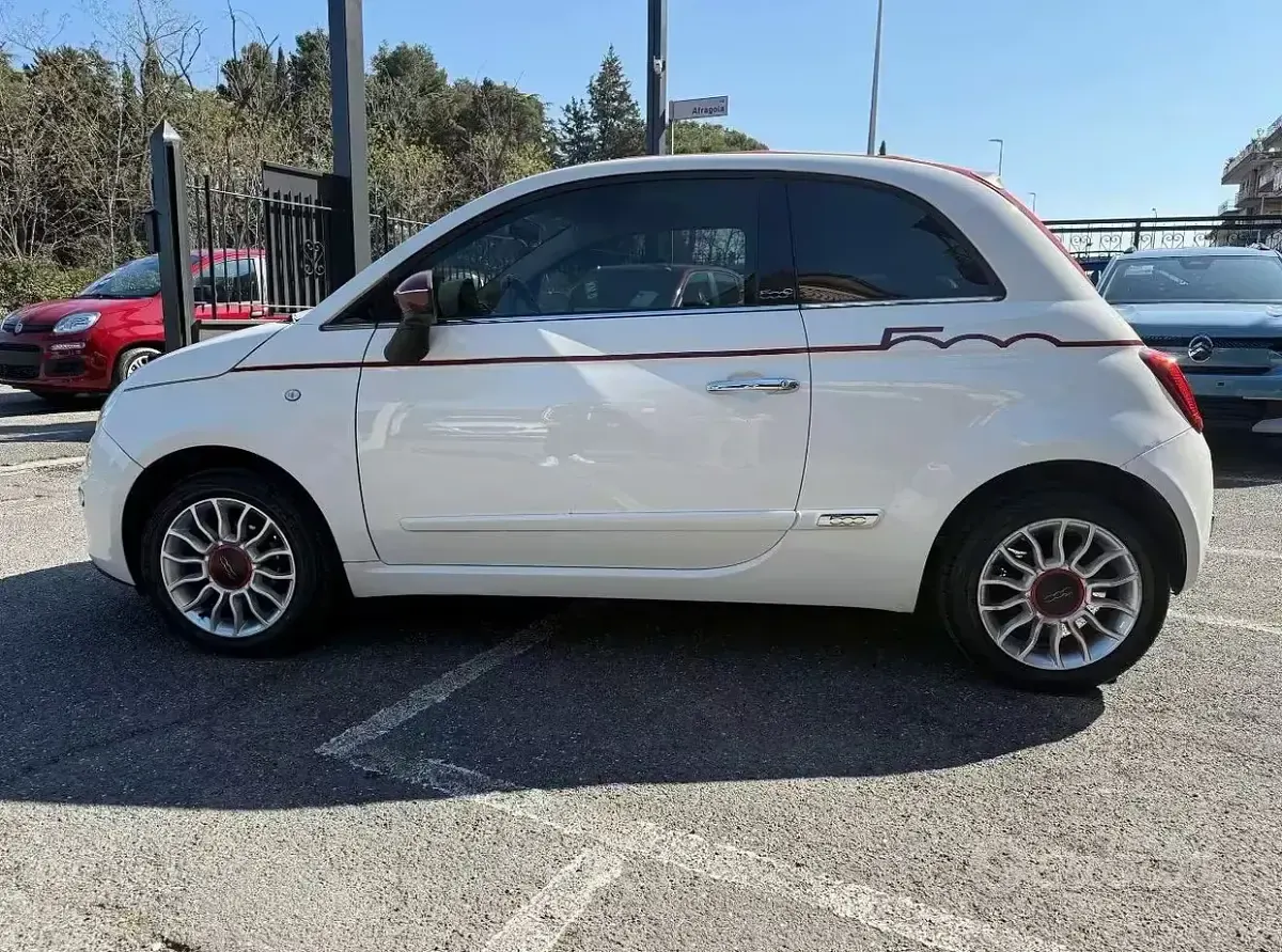 Usata Fiat 500 69 CV (50 kW) 2011 Bianco Cabrio
