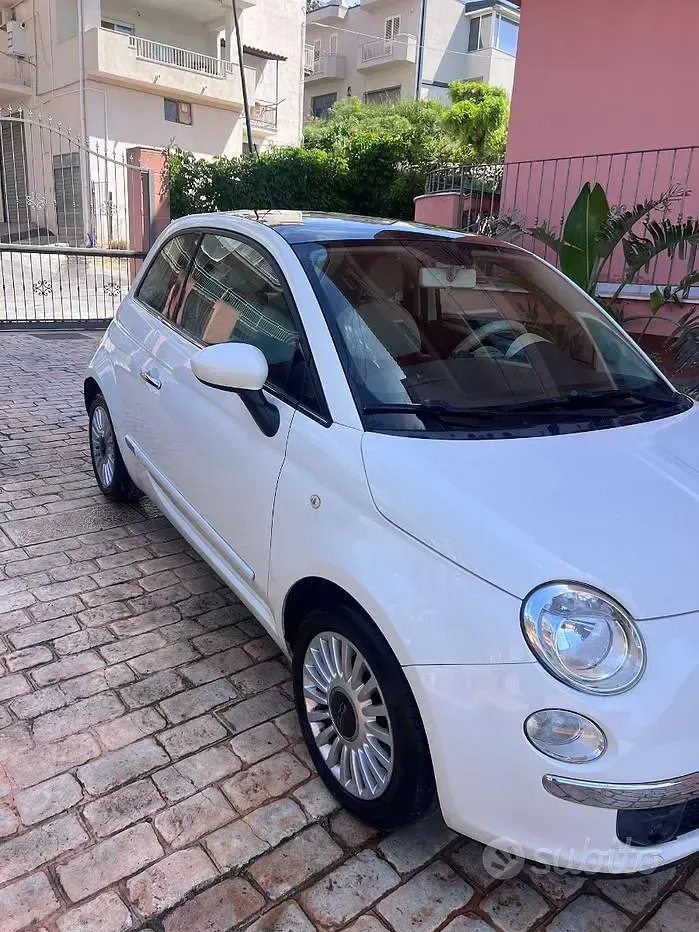 Usata Fiat 500 69 CV (50 kW) 2011 Bianco Berlina