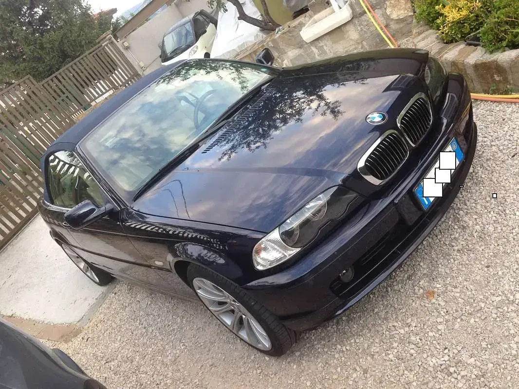 Usata BMW 320 Cabriolet M Sport 170 CV (125 kW) 2001 Blu/azzurro Cabrio