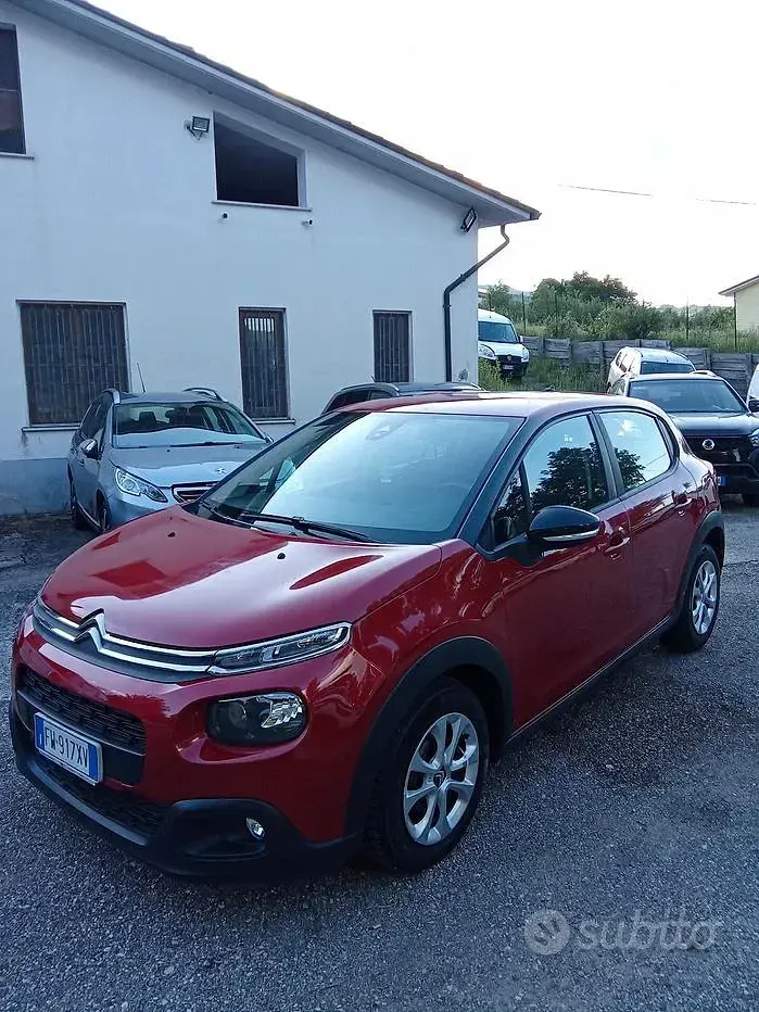 Usata Citroën C3 102 CV (75 kW) 2019 Rosso Utilitaria