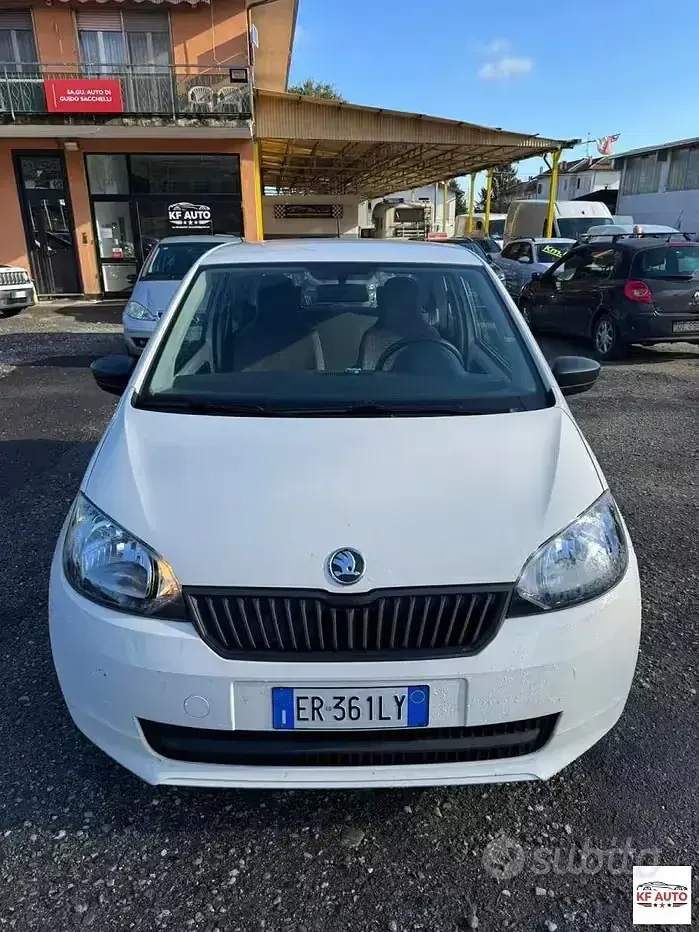 Usata Skoda Citigo Active 60 CV (44 kW) 2013 Bianco Utilitaria