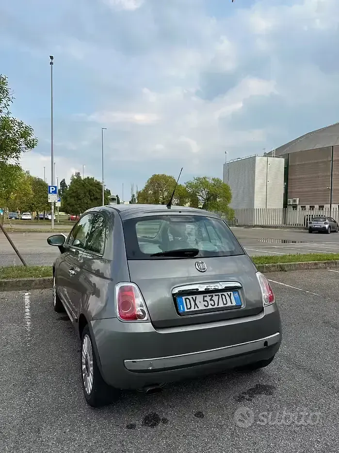 Usata Fiat 500 69 CV (50 kW) 2009 Grigio Cabrio