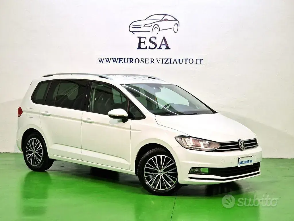 Usata VW Touran Comfortline 116 CV (85 kW) 2017 Bianco Monovolume